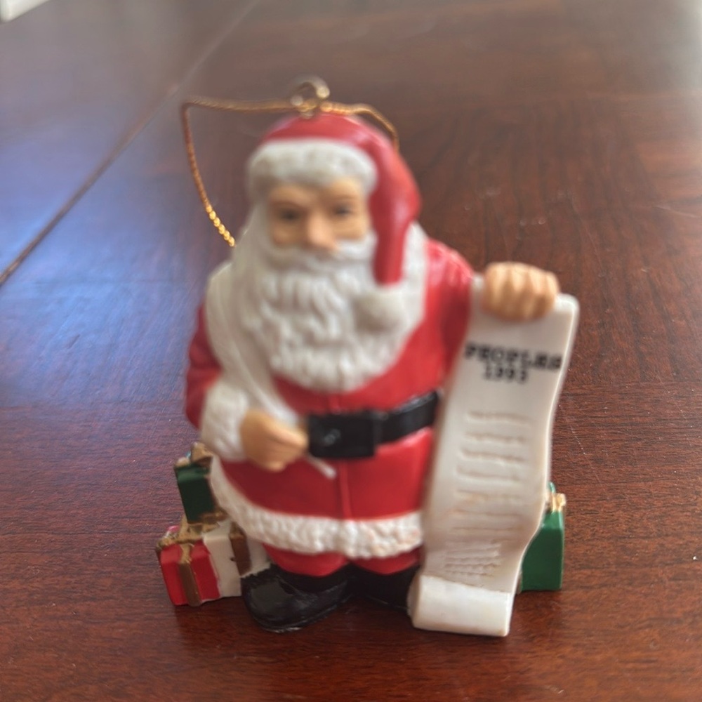 1993 People’s Drugstore Santa Christmas Ornament